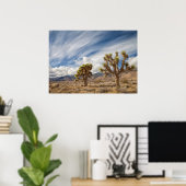 Poster Joshua Trees dans le désert (Bureau à domicile)