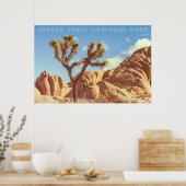 Poster Joshua Trees Parc National Paysage Paysage (Cuisine)