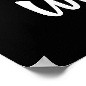 Poster Josué 24:15 Et pour moi...servez l'Éternel (Coin)