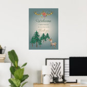 Poster Jote Fairytale Baby shower de cerfs- (Bureau à domicile)