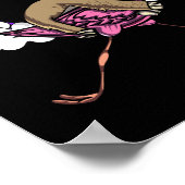 Poster Jote Sloth équitation Flamant rose Oiseau Drôle Ar (Coin)