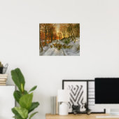 Poster Joué avec des nuances d'heures du soir (Bureau à domicile)