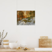 Poster Joué avec des nuances d'heures du soir (Cuisine)