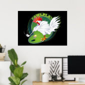 Poster Jouer (Bureau à domicile)