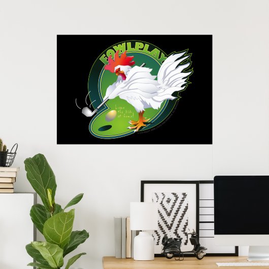 Poster Jouer (Bureau à domicile)