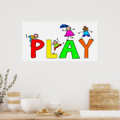 Poster Jouer (Cuisine)