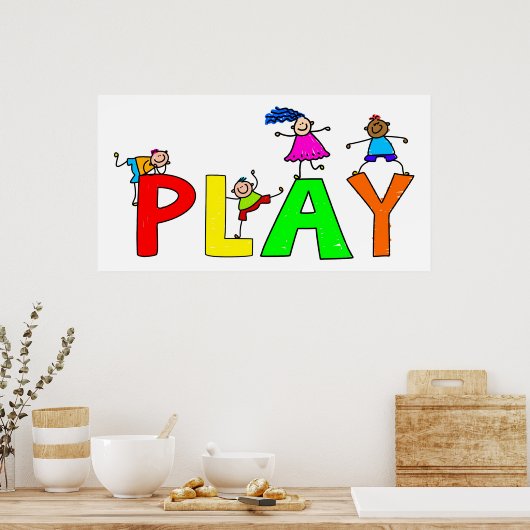 Poster Jouer (Cuisine)