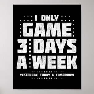 Poster Jouer à des jeux vidéo - Mème de joueur de jeu vid