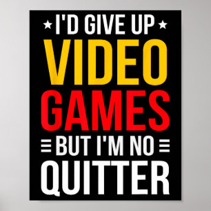 Poster Jouer à des jeux vidéo - Mème de joueur de vidéo -