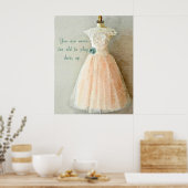 Poster Jouer à la robe (Cuisine)