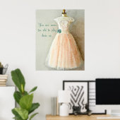 Poster Jouer à la robe (Bureau à domicile)