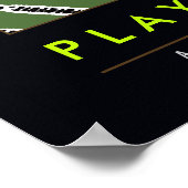 Poster jouer au tennis (Coin)