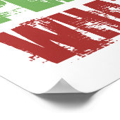 Poster Jouer au volley-ball (Coin)