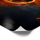 Poster Jouer aux cartes. (Coin)