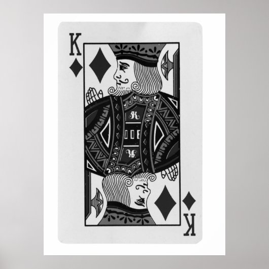 Poster Jouer aux cartes (Devant)