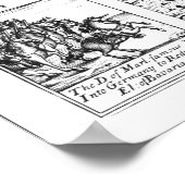 Poster Jouer aux cartes commémoratives (Coin)