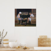 Poster Jouer aux échecs à Goldeneye (Cuisine)