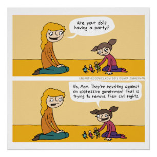 Poster Jouer Avec Des Poupées