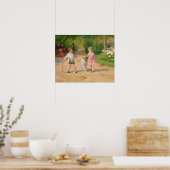 Poster Jouer avec le cerceau (Cuisine)