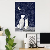 Poster "Jouer avec les étoiles" (Bureau à domicile)