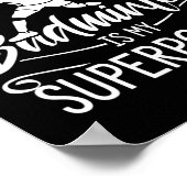 Poster Jouer Badminton Est Ma Superpower Player Shuttle (Coin)