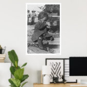 Poster Jouer bébé à Nome 1906 (Bureau à domicile)