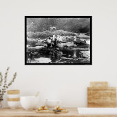 Poster Jouer dans Rock Creek Park Washington, DC 1922 (Cuisine)