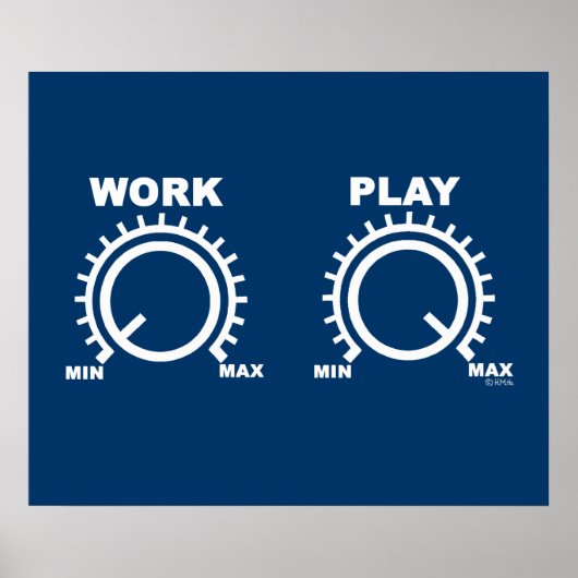 Poster Jouer dur (Devant)