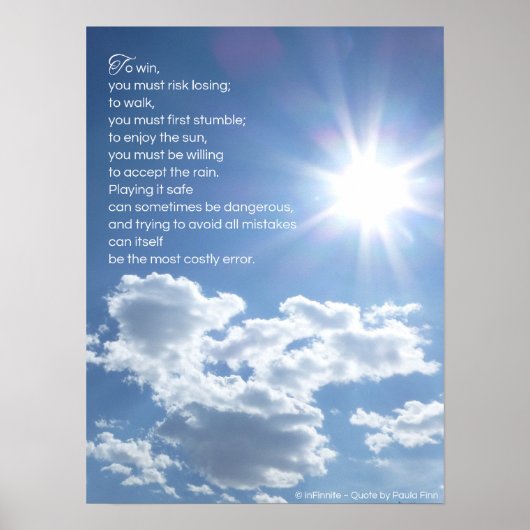 Poster Jouer en toute sécurité peut être dangereux...Insp (Devant)