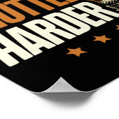 Poster Jouer la navette dure Harder Badminton Player Shut (Coin)