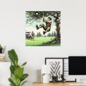 Poster Jouer là où il est - Golf Art Print (Bureau à domicile)