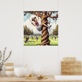 Poster Jouer là où il est - Golf Art Print (Cuisine)