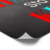 Poster Jouer Nice Travail dur Inspiration classe (Coin)