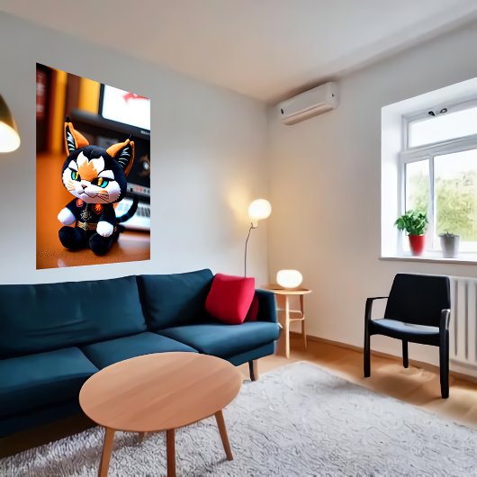 Poster Jouet à peluche Lynx | Art AI