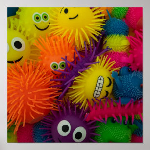 Poster Jouet Fidget Squishy Ball