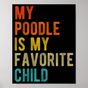 Poster Jouet standard Odle Maman Papa Amateur de chien dr