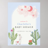 Jouets Arch Boho Bleu Baby shower d'accueil