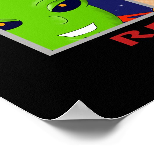 Poster Jouets de bobine : Collage de caractères (Coin)