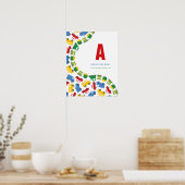 Poster Jouets de garçons Transport personnalisé Baby Nurs (Cuisine)