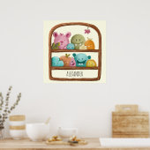 Poster Jouets Monster Aliens Cute Salle Enfants Personnal (Cuisine)