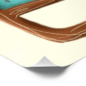 Poster Jouets Monster Cute Décor Nursery Personnalisé (Coin)