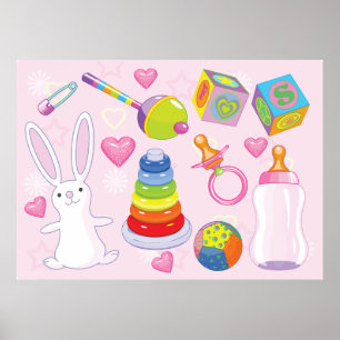 Poster Jouets pour bébés