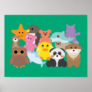 Poster Jouets Remplis 