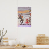 Poster Jouets volants Krampus et enfants (Cuisine)