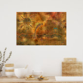 Poster Joueur à la lueur (Cuisine)