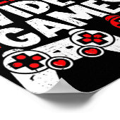 Poster Joueur amusant Valentines Jour Boys Vis pour Jeux (Coin)