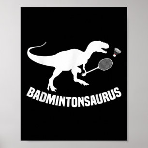 Poster Joueur de badminton Équipe de navette Entraîneur d