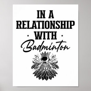 Poster Joueur de badminton Got Shuttle Raquette de volant