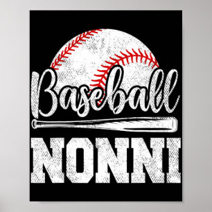 Poster Joueur de baseball Nonni Joueur Mère #39; #39; s D