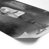 Poster Joueur de baseball tenant Bat (Coin)